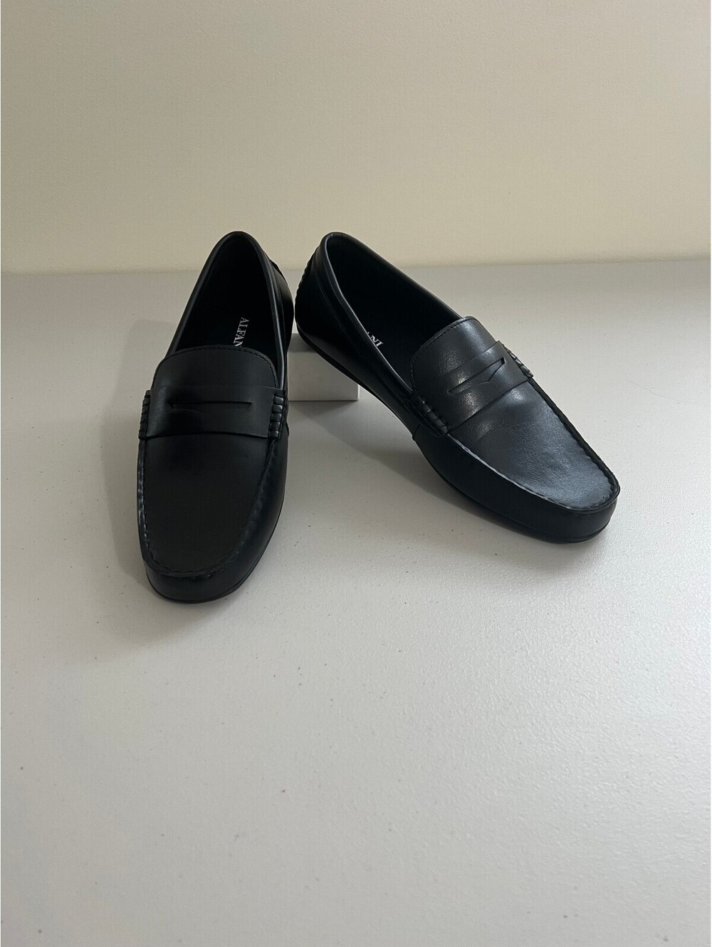 Alfani Men's Masonn Slip-on Penny Driving Loafers, Black , Size, 8.5